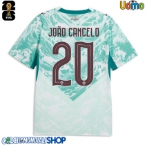 Maglie da calcio Portogallo Joao Cancelo #20 Seconda Maglia Mondiali 2026  Manica Corta